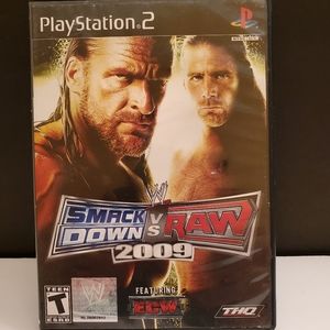 Playstation 2 game Smack Down vs Raw 2009